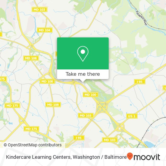 Kindercare Learning Centers map