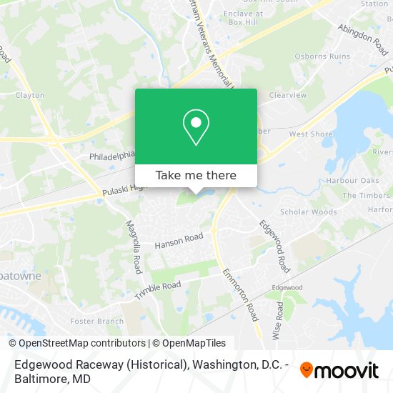 Edgewood Raceway (Historical) map