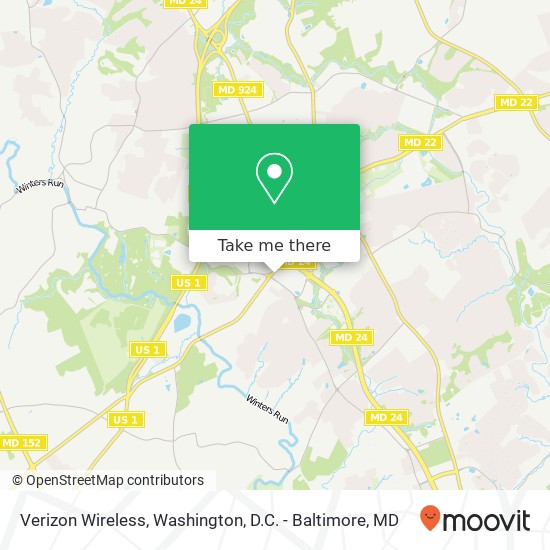 Mapa de Verizon Wireless