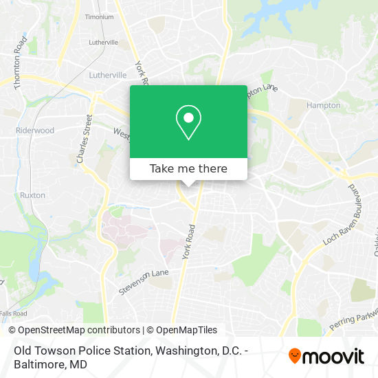 Mapa de Old Towson Police Station