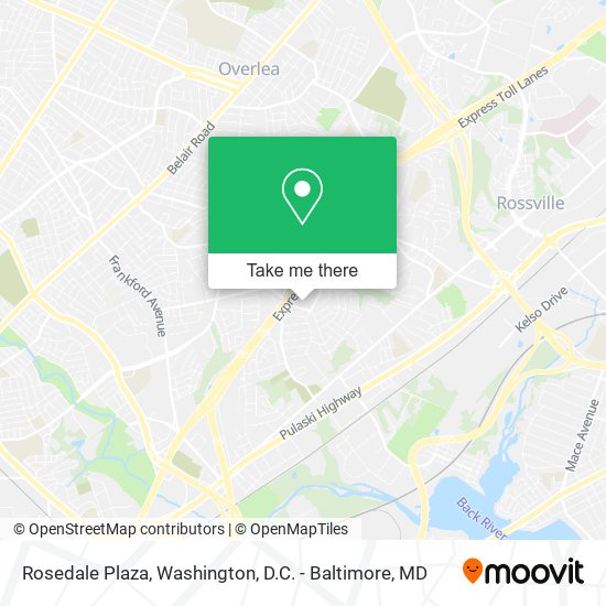 Mapa de Rosedale Plaza