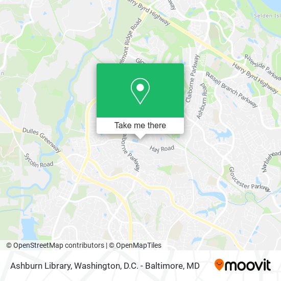 Mapa de Ashburn Library