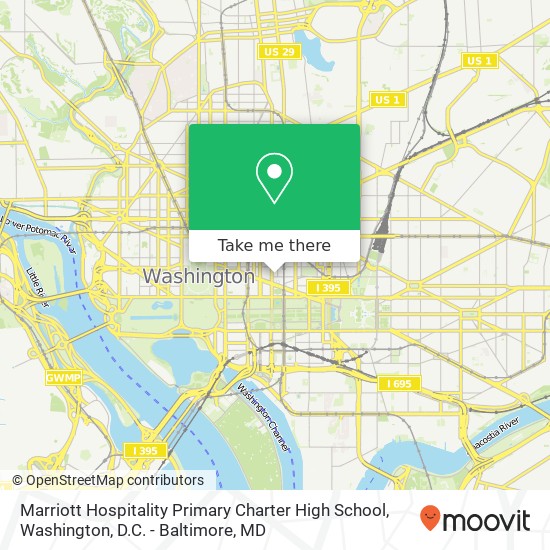 Marriott Hospitality Primary Charter High School map
