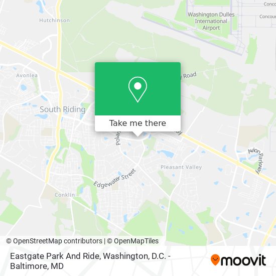 Eastgate Park And Ride map