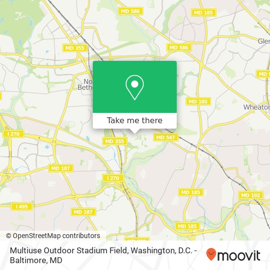 Mapa de Multiuse Outdoor Stadium Field