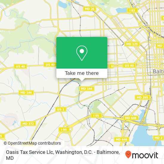 Oasis Tax Service Llc map