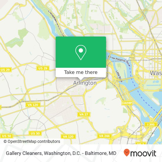 Gallery Cleaners map