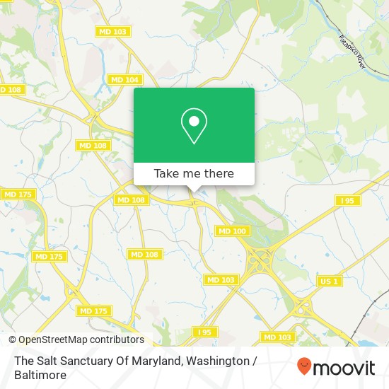 The Salt Sanctuary Of Maryland map