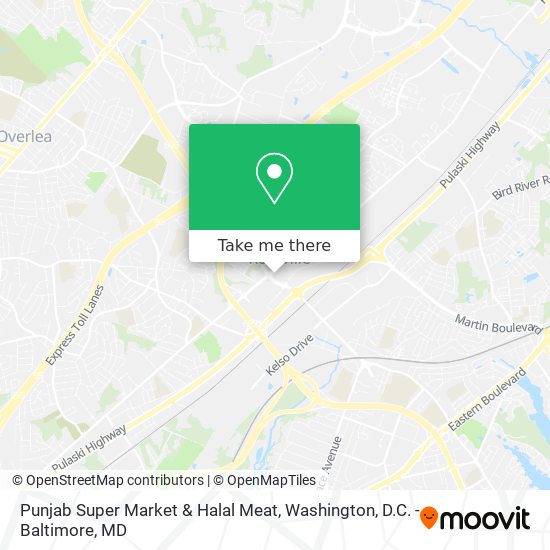 Mapa de Punjab Super Market & Halal Meat