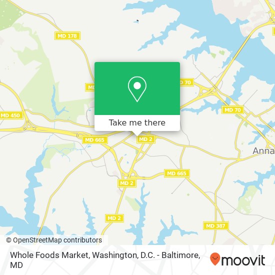 Whole Foods Market map