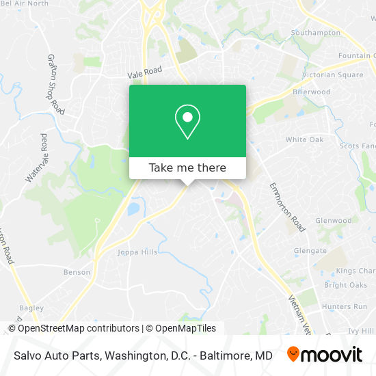 Salvo Auto Parts map