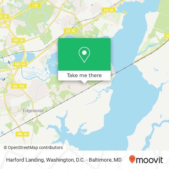 Mapa de Harford Landing