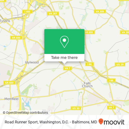 Road Runner Sport map