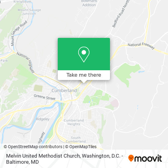 Mapa de Melvin United Methodist Church