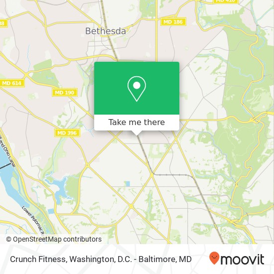 Crunch Fitness map