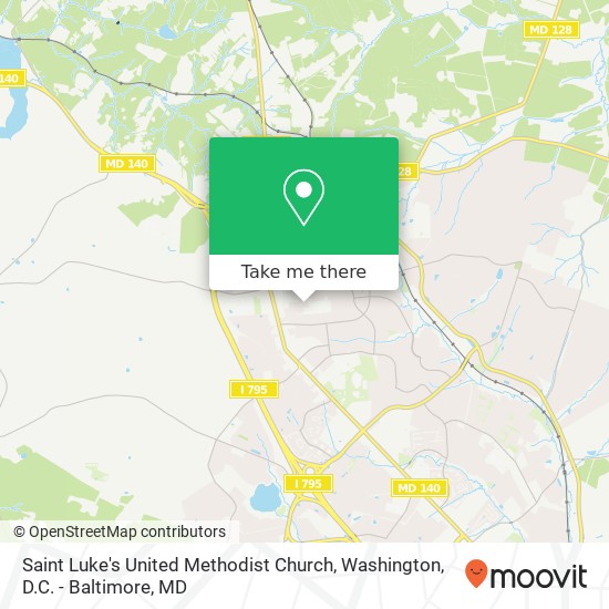 Saint Luke's United Methodist Church map