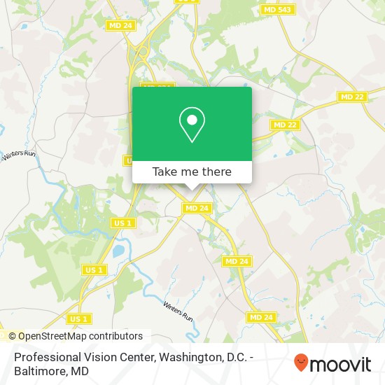 Mapa de Professional Vision Center