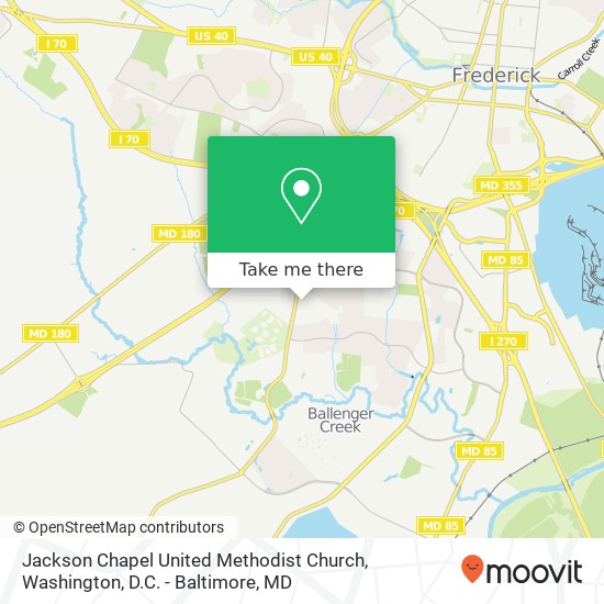 Jackson Chapel United Methodist Church map