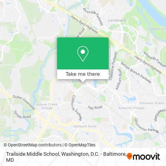 Trailside Middle School map