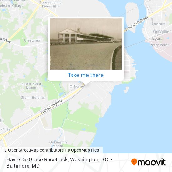 Mapa de Havre De Grace Racetrack