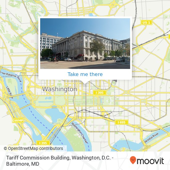 Tariff Commission Building map