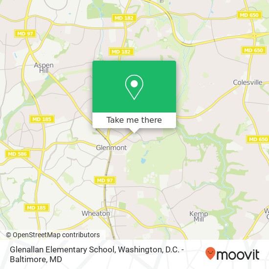 Mapa de Glenallan Elementary School