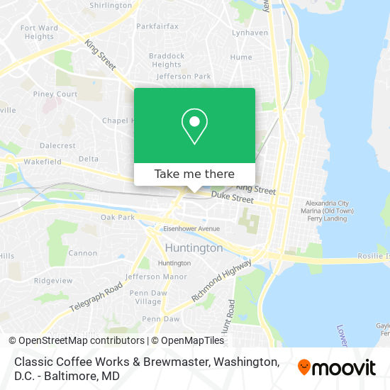 Classic Coffee Works & Brewmaster map
