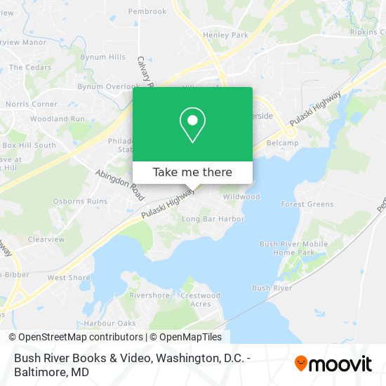 Mapa de Bush River Books & Video