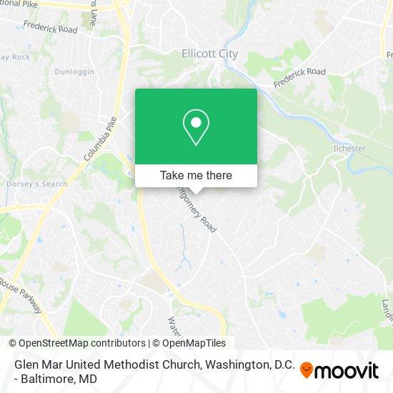Mapa de Glen Mar United Methodist Church