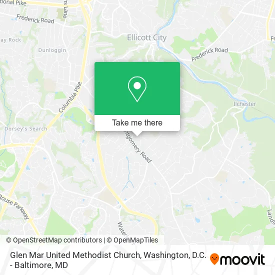 Mapa de Glen Mar United Methodist Church