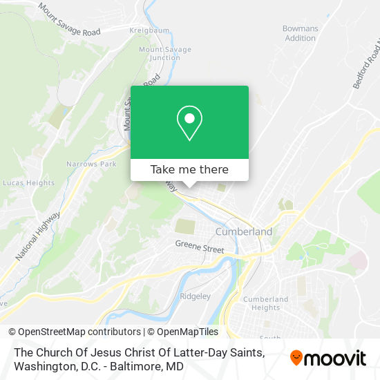 Mapa de The Church Of Jesus Christ Of Latter-Day Saints