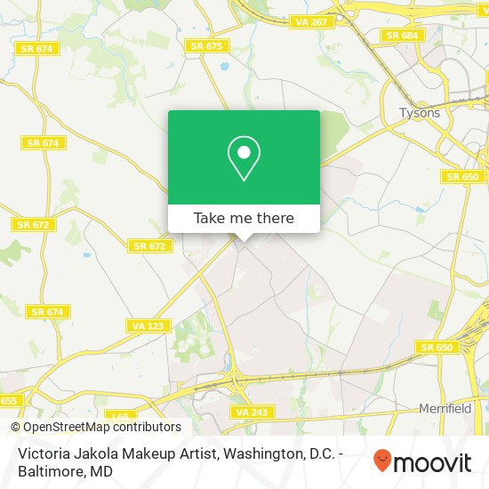 Victoria Jakola Makeup Artist map