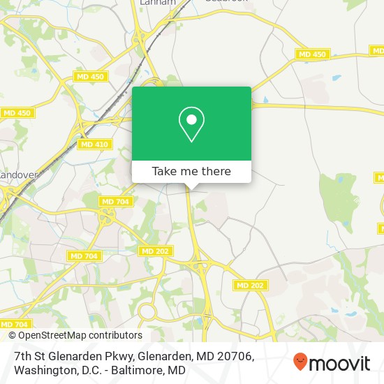 7th St Glenarden Pkwy, Glenarden, MD 20706 map