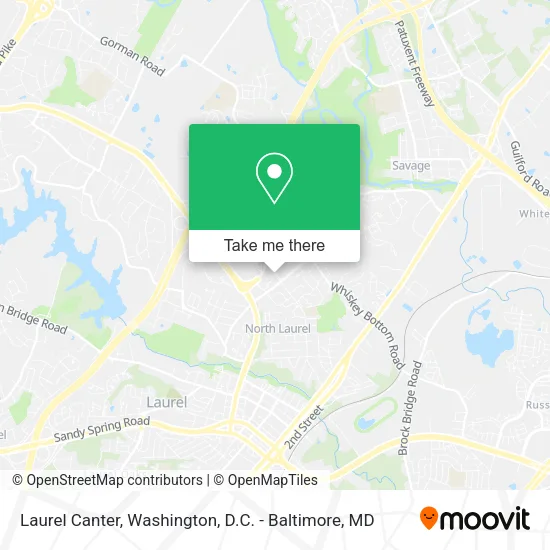 Laurel Canter map