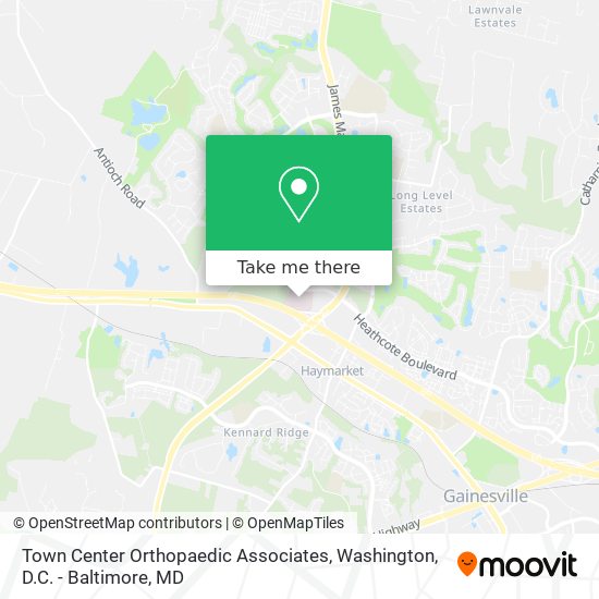 Mapa de Town Center Orthopaedic Associates