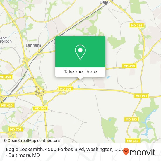 Eagle Locksmith, 4500 Forbes Blvd map