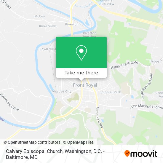 Mapa de Calvary Episcopal Church