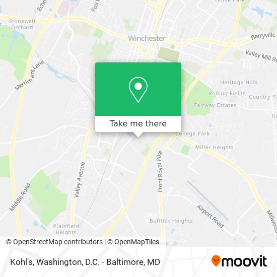 Mapa de Kohl's
