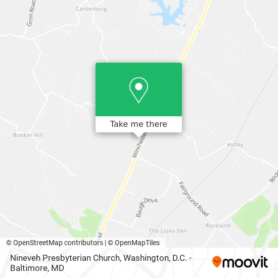Mapa de Nineveh Presbyterian Church