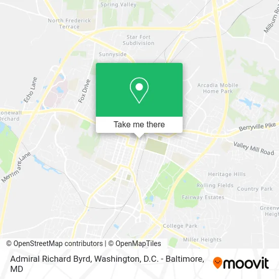 Admiral Richard Byrd map