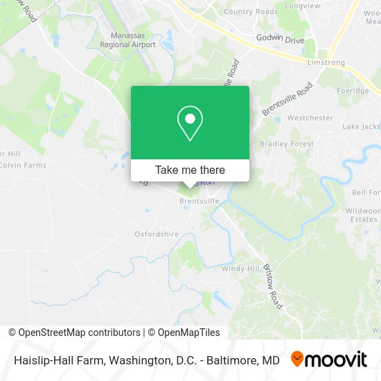 Haislip-Hall Farm map