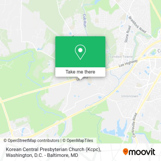 Mapa de Korean Central Presbyterian Church (Kcpc)