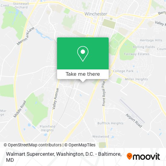 Mapa de Walmart Supercenter