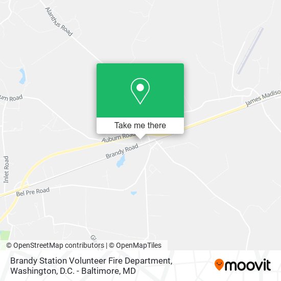 Mapa de Brandy Station Volunteer Fire Department