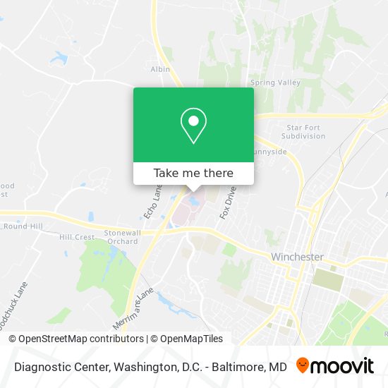 Diagnostic Center map