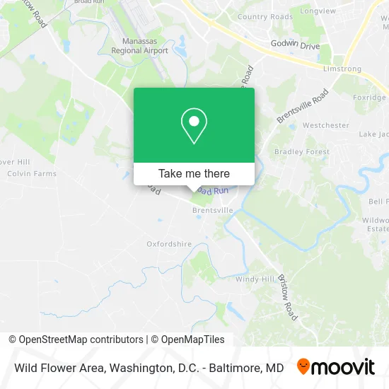 Wild Flower Area map