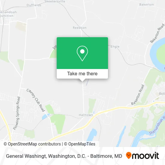 General Washingt map