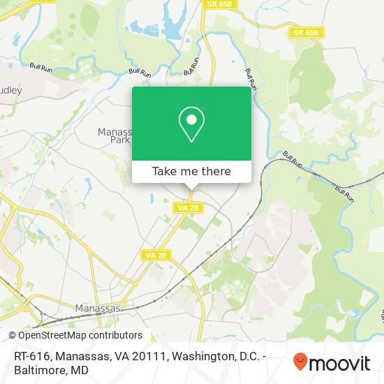 RT-616, Manassas, VA 20111 map
