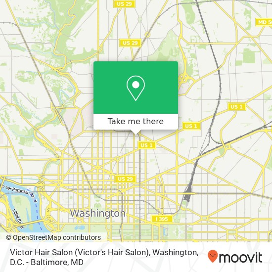 Victor Hair Salon map