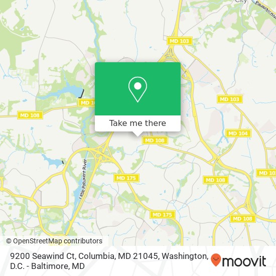 9200 Seawind Ct, Columbia, MD 21045 map